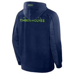 Navy Minnesota Timberwolves Back Door Cut Play Defender Full-Zip Hoodie | NBA