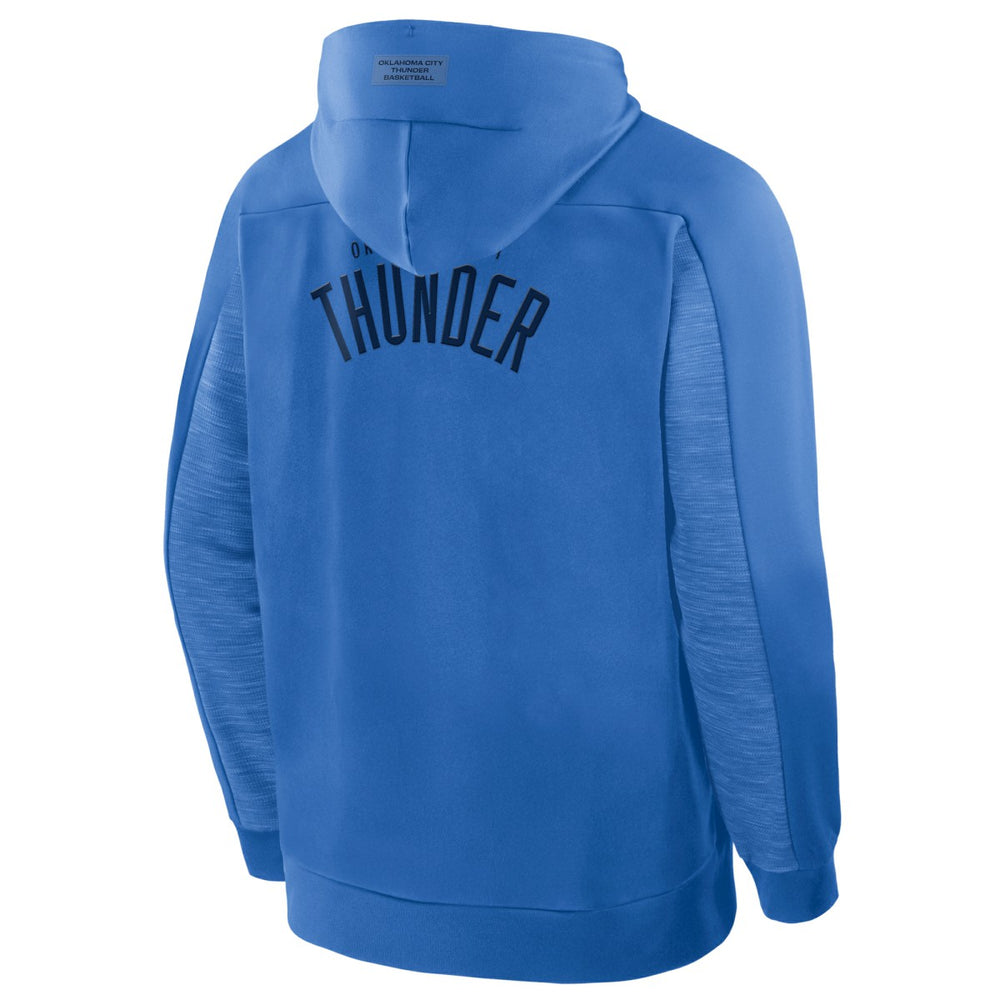 Blue Oklahoma City Thunder Back Door Cut Play Defender Full-Zip Hoodie | NBA