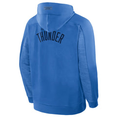 Blue Oklahoma City Thunder Back Door Cut Play Defender Full-Zip Hoodie | NBA