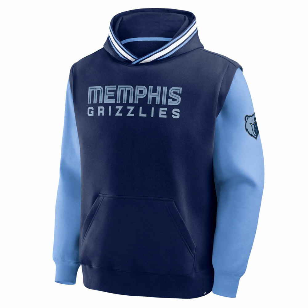 Navy/Blue Memphis Grizzlies Half Court Shot Clock Fastbreak Hoodie | NBA