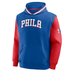 Royal/Red Philadelphia 76ers Half Court Shot Clock Fastbreak Hoodie | NBA