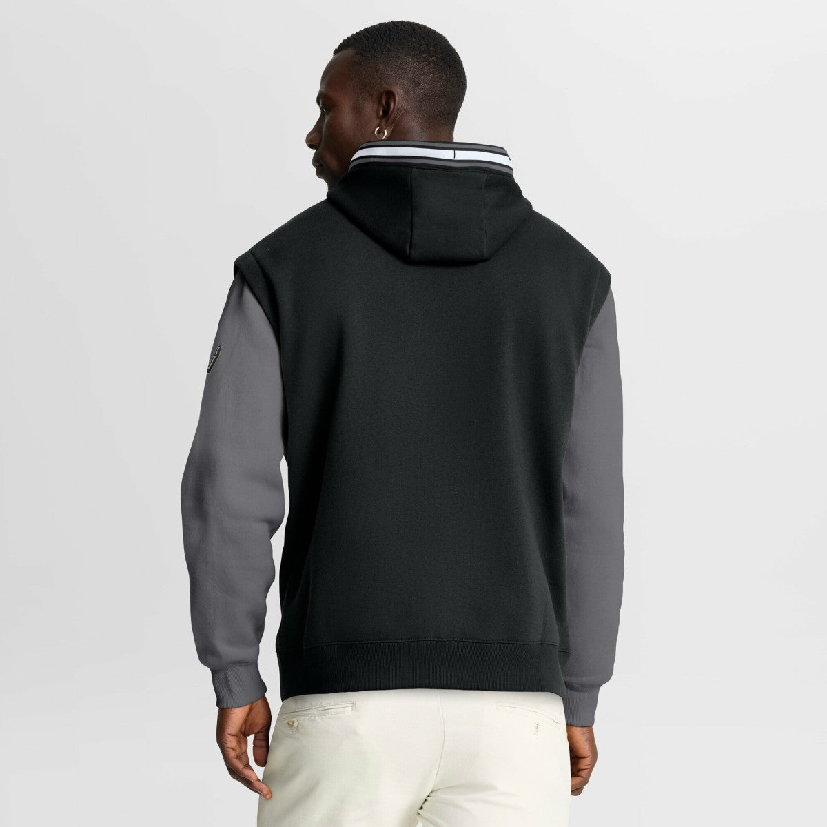 Black/Gray San Antonio Spurs Half Court Shot Clock Fastbreak Hoodie | NBA