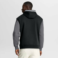 Black/Gray San Antonio Spurs Half Court Shot Clock Fastbreak Hoodie | NBA