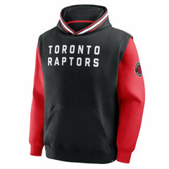 Black/Red Toronto Raptors Half Court Shot Clock Fastbreak Hoodie | NBA