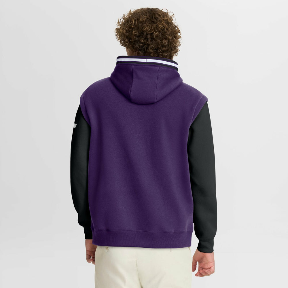 Purple/Black Utah Jazz Half Court Shot Clock Fastbreak Hoodie | NBA