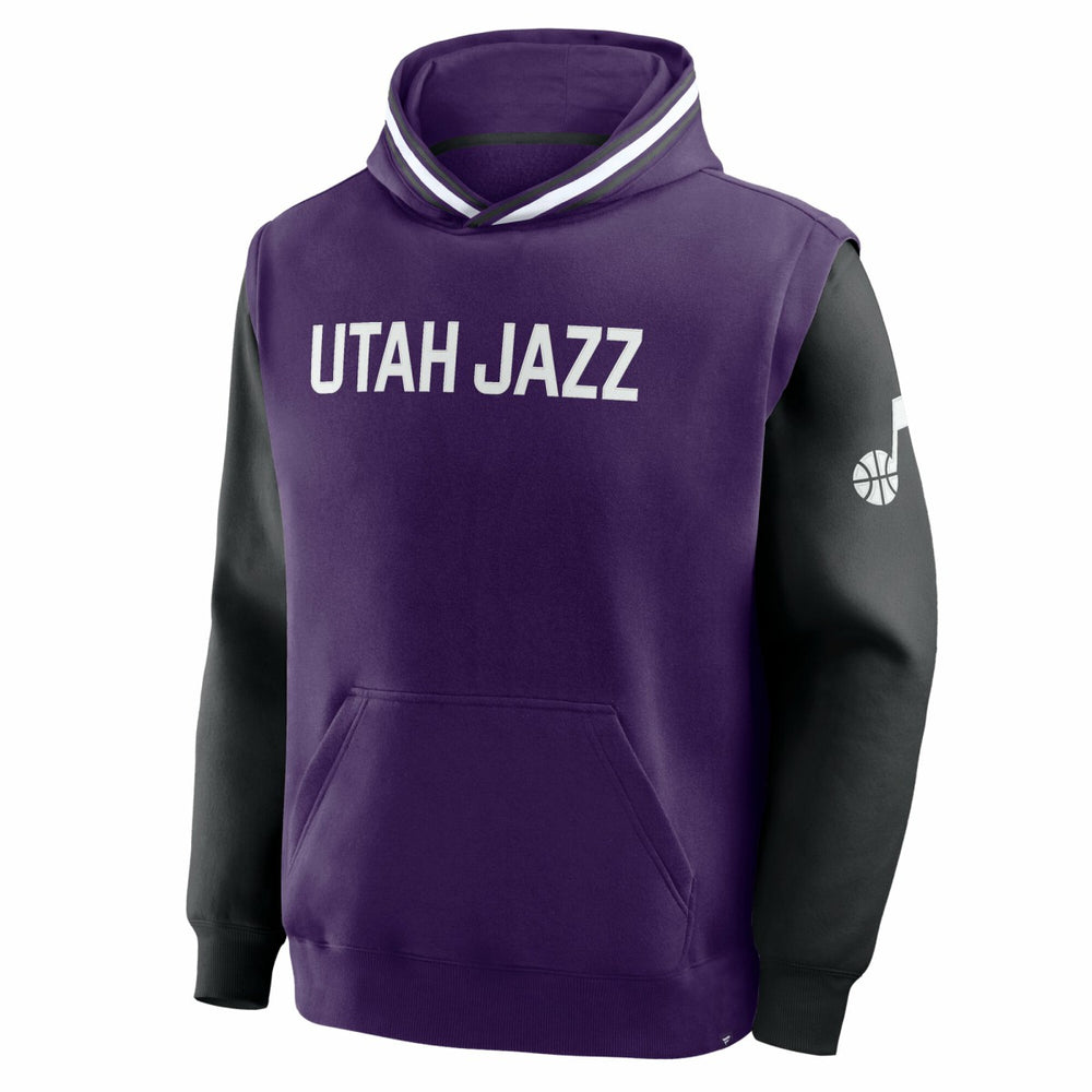Purple/Black Utah Jazz Half Court Shot Clock Fastbreak Hoodie | NBA