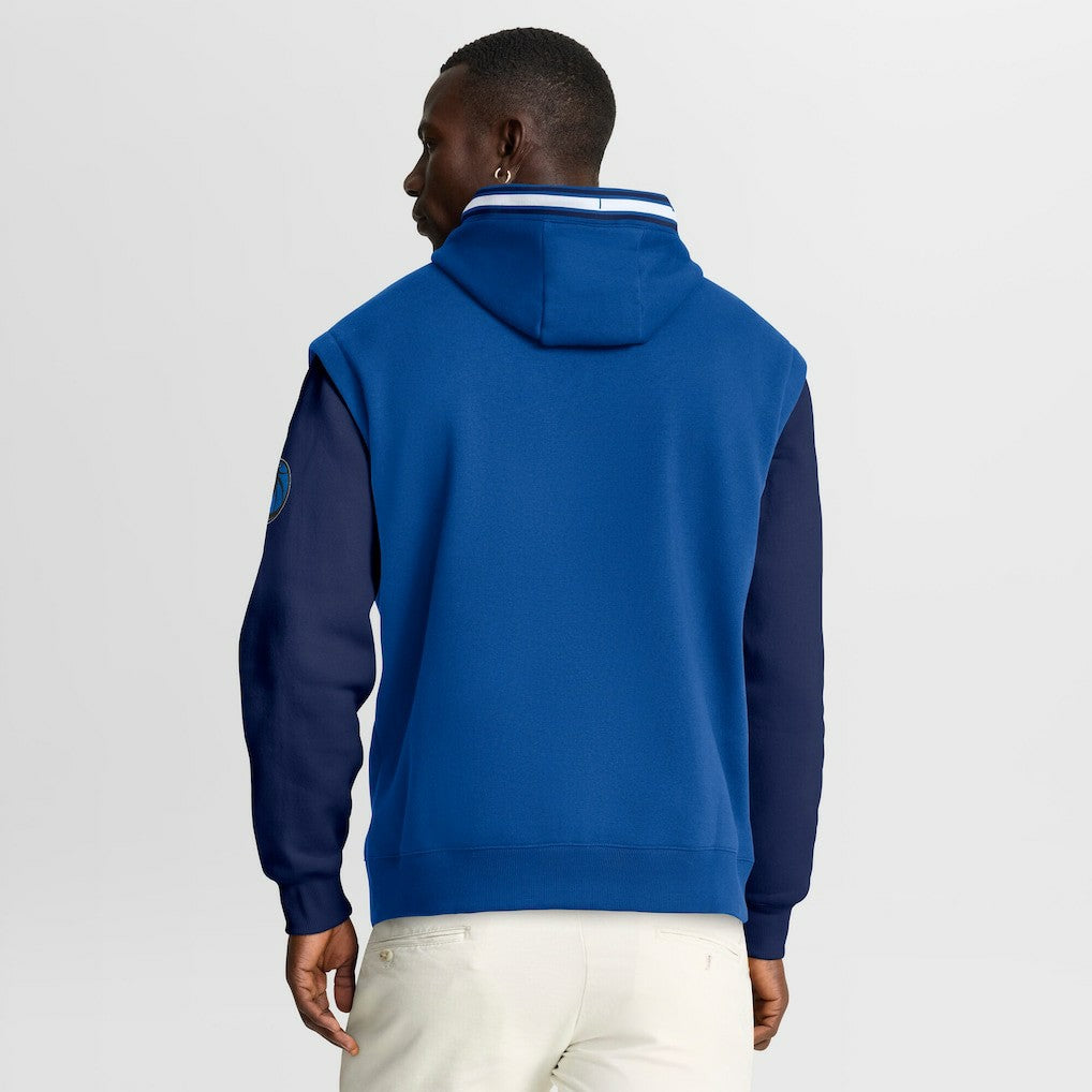 Blue/Navy Dallas Mavericks Half Court Shot Clock Fastbreak Hoodie sale | NBA