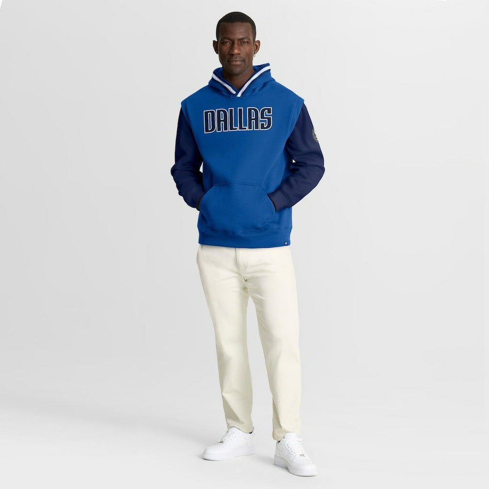 Blue/Navy Dallas Mavericks Half Court Shot Clock Fastbreak Hoodie sale | NBA
