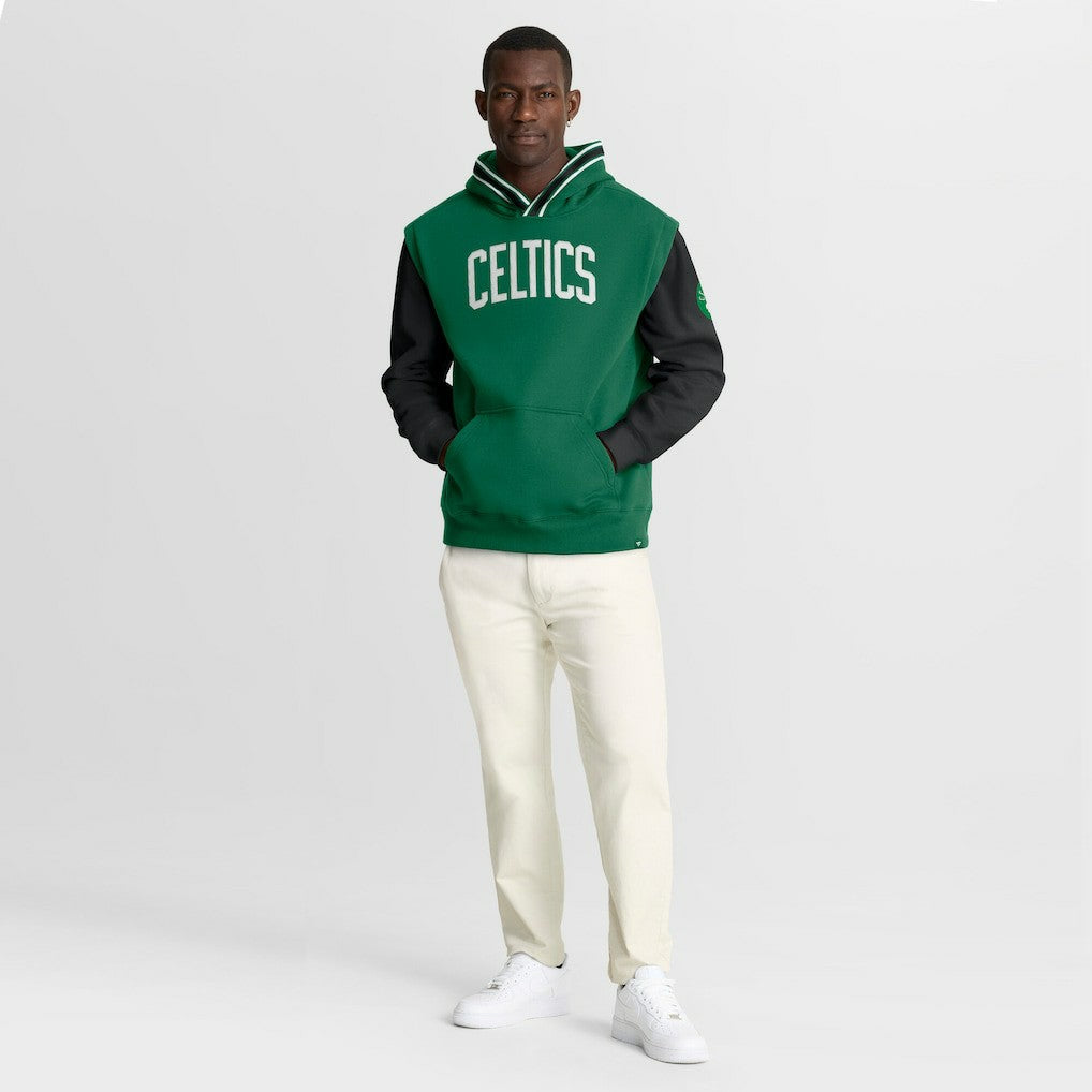 Kelly Green/Black Boston Celtics Half Court Shot Clock Fastbreak Hoodie | NBA