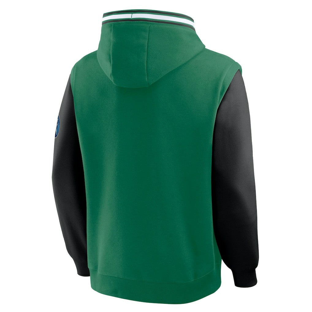 Kelly Green/Black Boston Celtics Half Court Shot Clock Fastbreak Hoodie | NBA