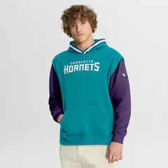 Teal/Purple Charlotte Hornets Half Court Shot Clock Fastbreak Hoodie | NBA