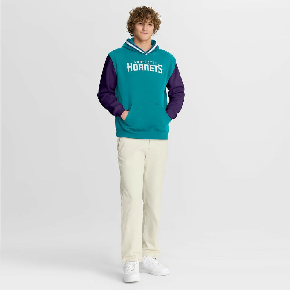 Teal/Purple Charlotte Hornets Half Court Shot Clock Fastbreak Hoodie | NBA