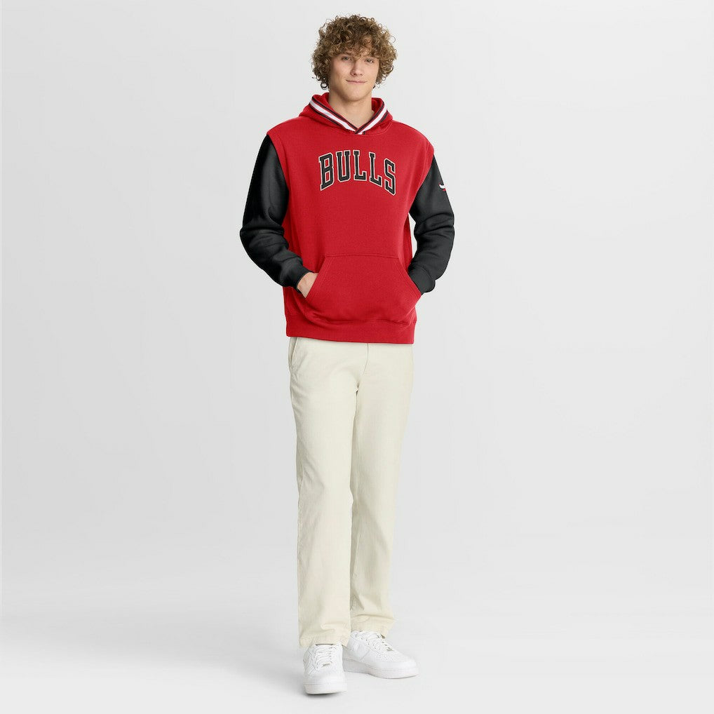 Red/Black Chicago Bulls Half Court Shot Clock Fastbreak Hoodie | NBA