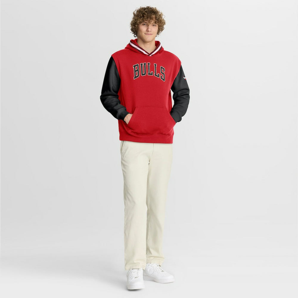 Red/Black Chicago Bulls Half Court Shot Clock Fastbreak Hoodie | NBA