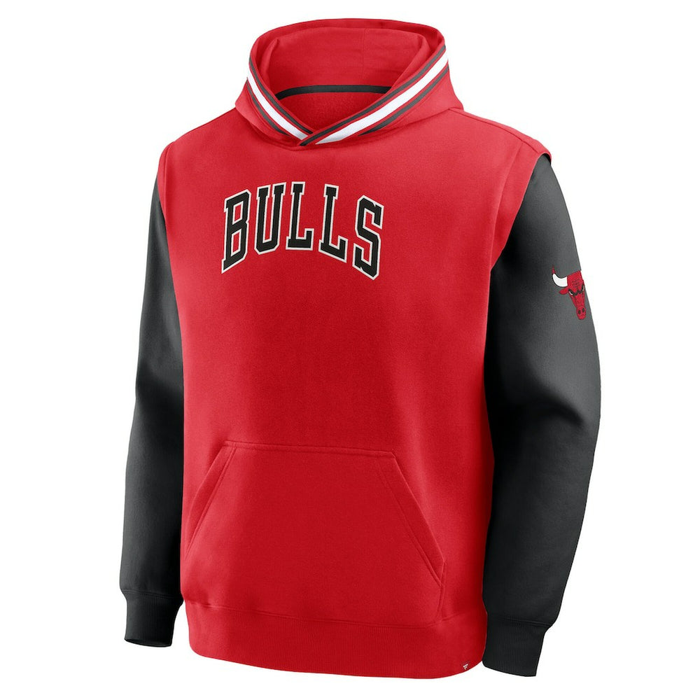 Red/Black Chicago Bulls Half Court Shot Clock Fastbreak Hoodie | NBA