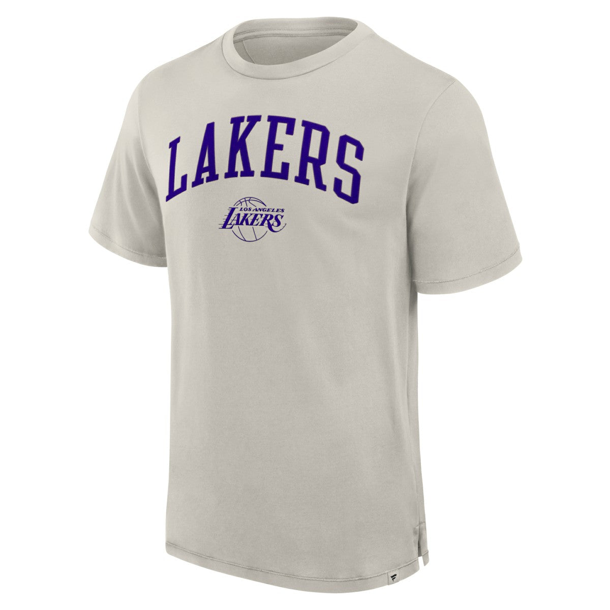 Cream Los Angeles Lakers Crossover Collection Pull Up Jumper Shot Premium T-Shirt | NBA