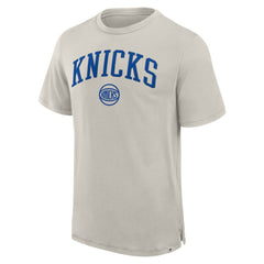 Cream New York Knicks Crossover Collection Pull Up Jumper Shot Premium T-Shirt | NBA