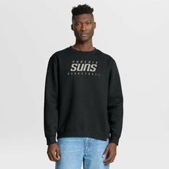 Black Phoenix Suns Crossover Collection Defensive Rotation Drill Premium Pullover Sweatshirt | NBA