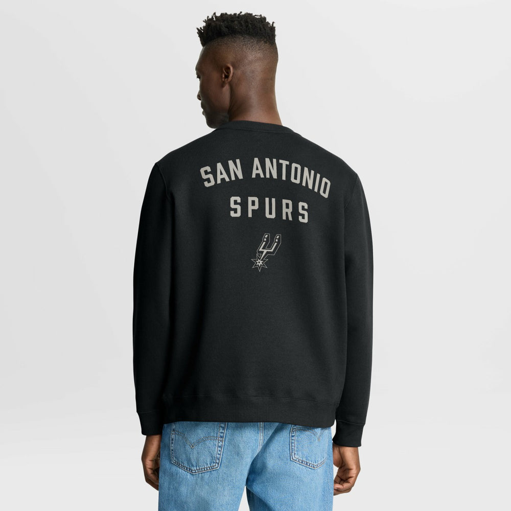 Black San Antonio Spurs Crossover Collection Defensive Rotation Drill Premium Pullover Sweatshirt | NBA