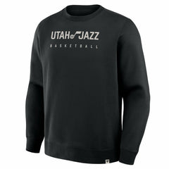 Black Utah Jazz Crossover Collection Defensive Rotation Drill Premium Pullover Sweatshirt | NBA