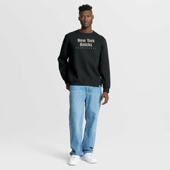 Black New York Knicks Crossover Collection Defensive Rotation Drill Premium Pullover Sweatshirt | NBA