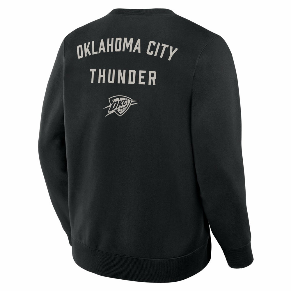 Black Oklahoma City Thunder Crossover Collection Defensive Rotation Drill Premium Pullover Sweatshirt | NBA