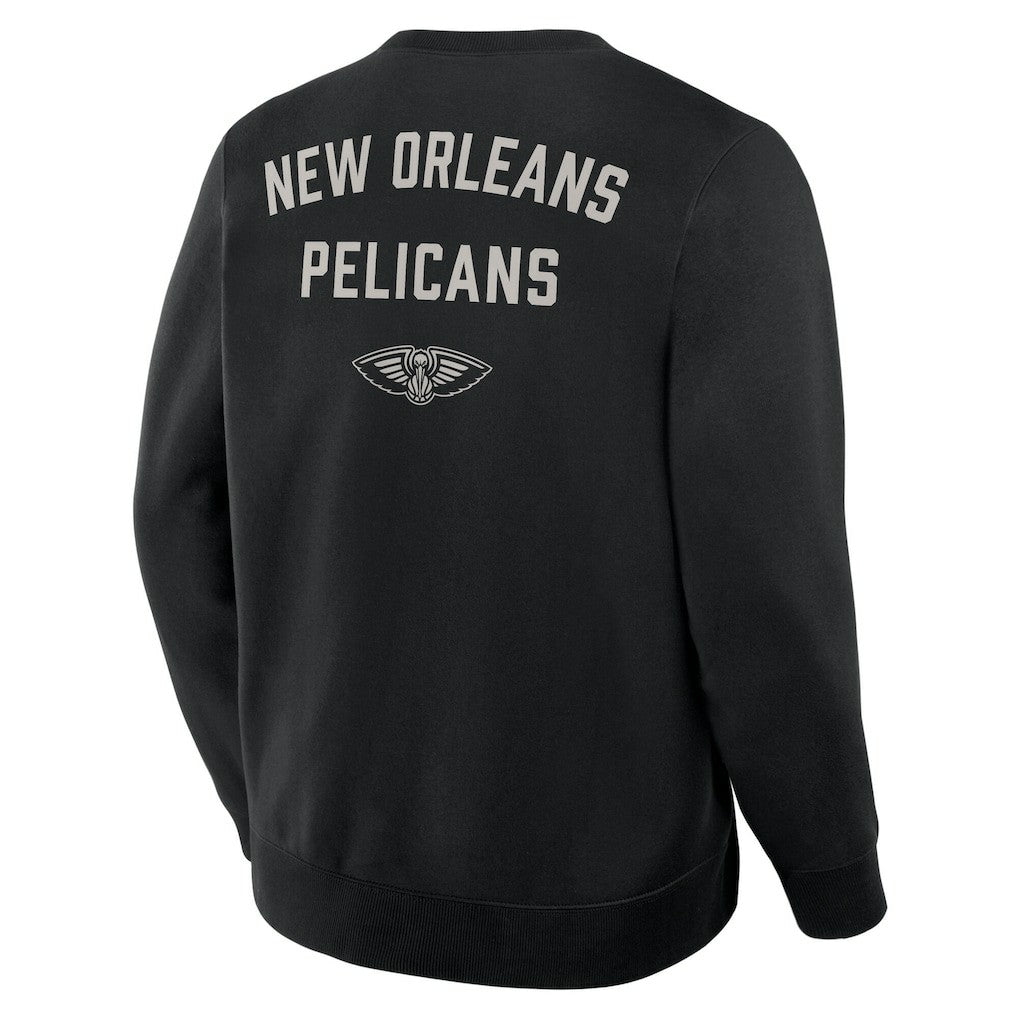 Black New Orleans Pelicans Crossover Collection Defensive Rotation Drill Premium Pullover Sweatshirt | NBA