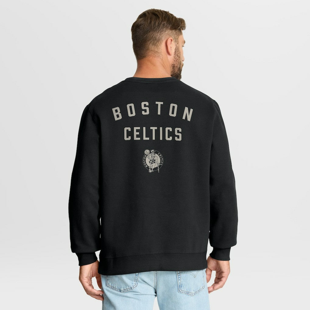 Black Boston Celtics Crossover Collection Defensive Rotation Drill Premium Pullover Sweatshirt | NBA