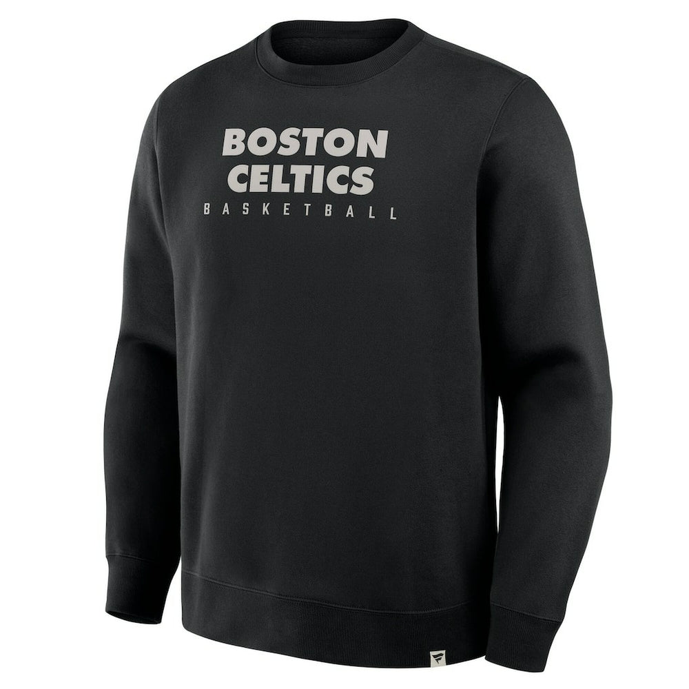 Black Boston Celtics Crossover Collection Defensive Rotation Drill Premium Pullover Sweatshirt | NBA