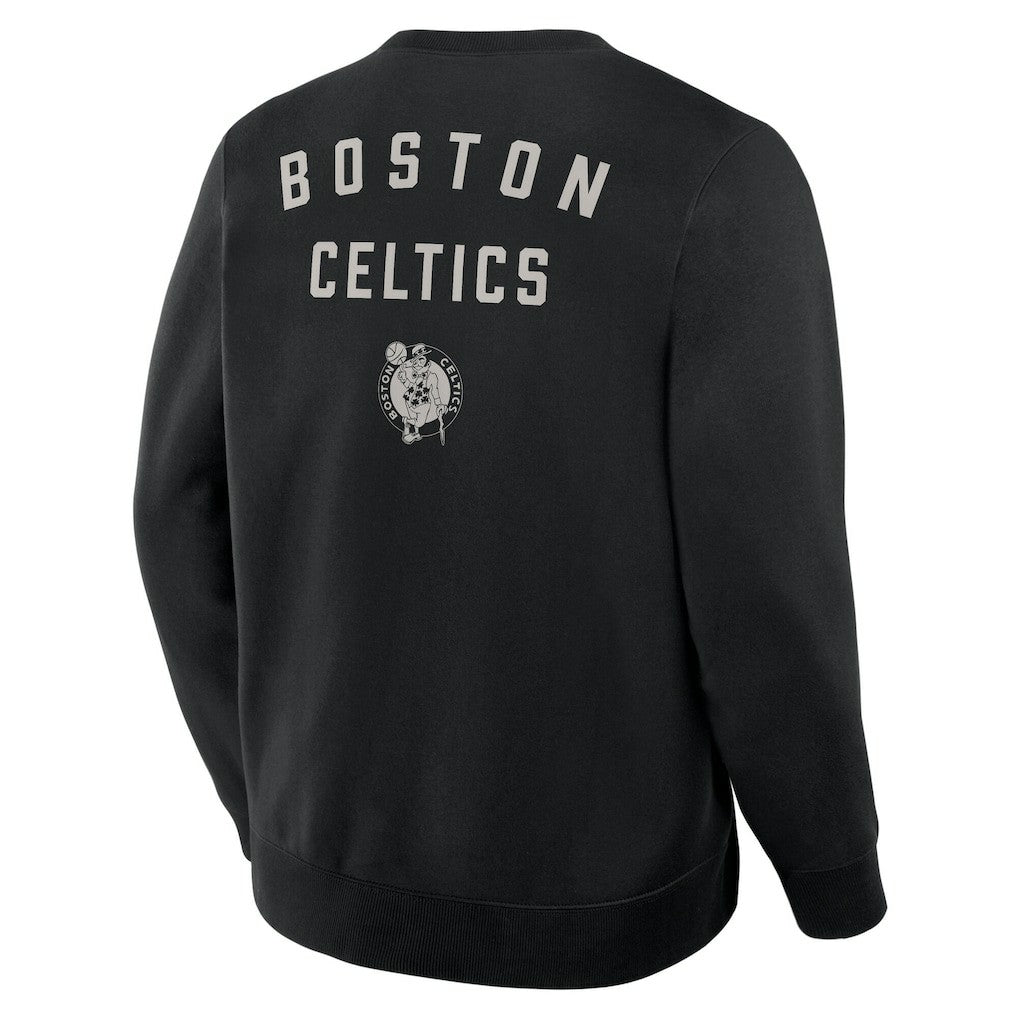 Black Boston Celtics Crossover Collection Defensive Rotation Drill Premium Pullover Sweatshirt | NBA