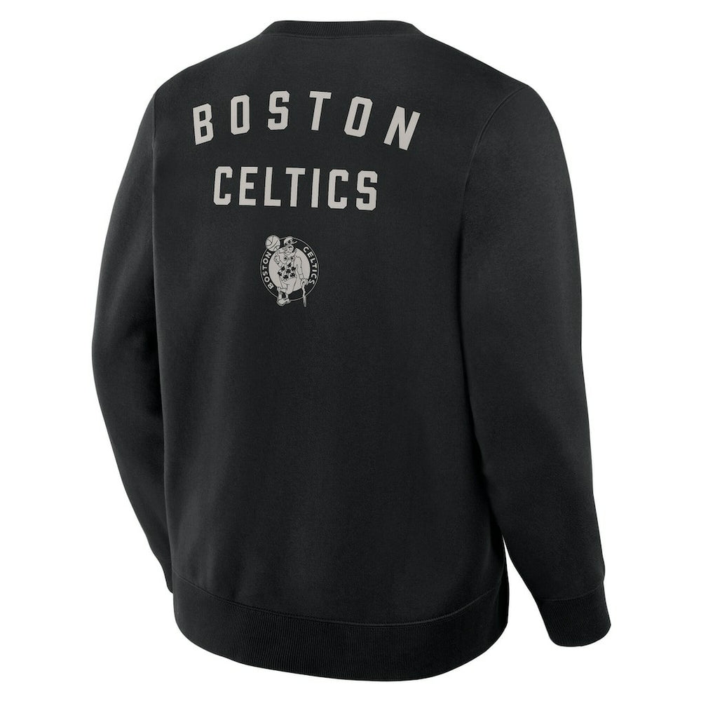 Black Boston Celtics Crossover Collection Defensive Rotation Drill Premium Pullover Sweatshirt | NBA