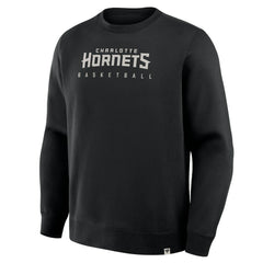Black Charlotte Hornets Crossover Collection Defensive Rotation Drill Premium Pullover Sweatshirt | NBA