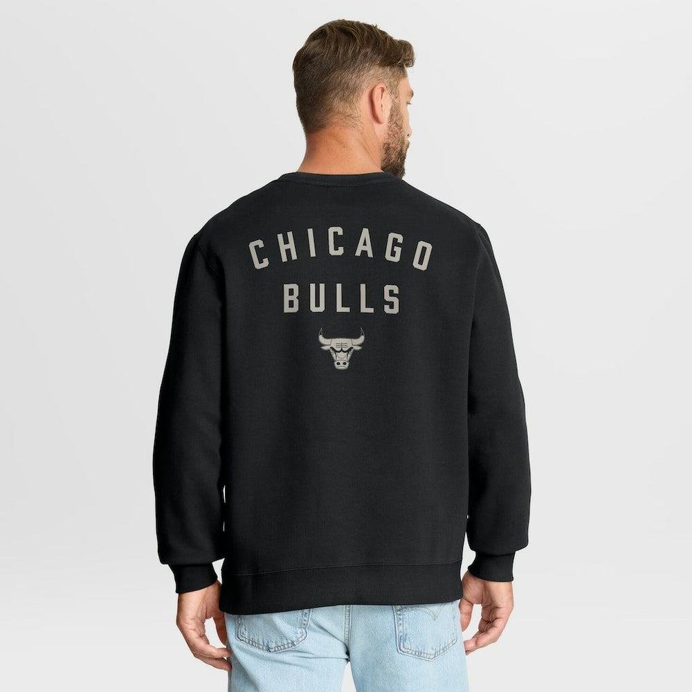 Black Chicago Bulls Crossover Collection Defensive Rotation Drill Premium Pullover Sweatshirt | NBA