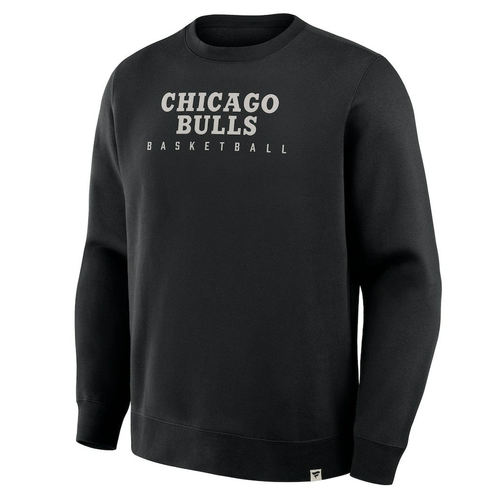Black Chicago Bulls Crossover Collection Defensive Rotation Drill Premium Pullover Sweatshirt | NBA