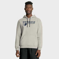 Off White Memphis Grizzlies Crossover Collection Blocked Shot Premium Pullover Hoodie | NBA