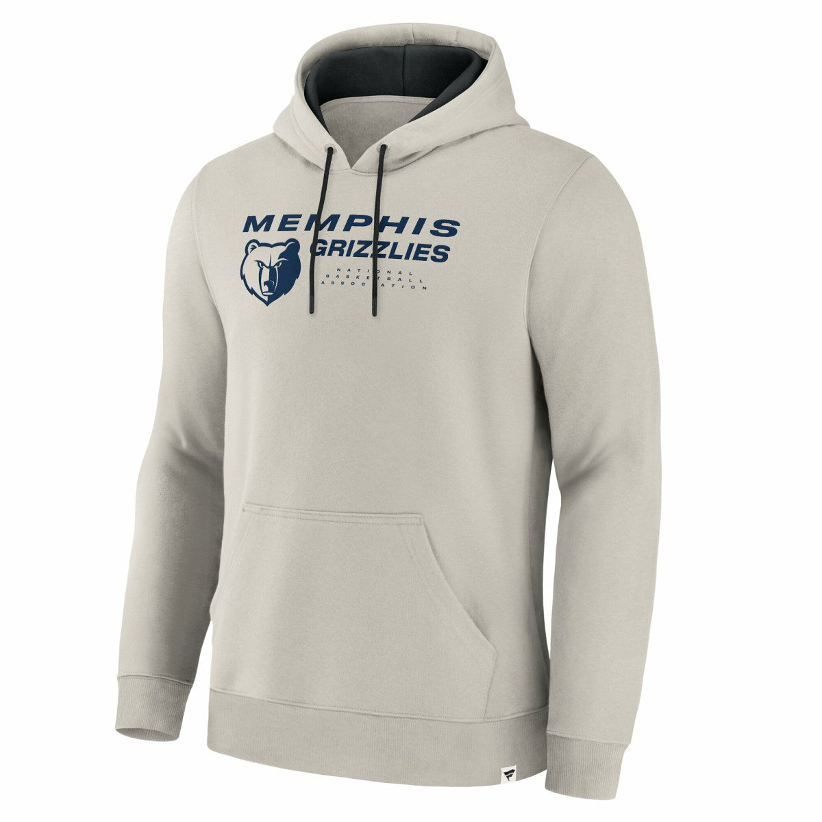 Off White Memphis Grizzlies Crossover Collection Blocked Shot Premium Pullover Hoodie | NBA