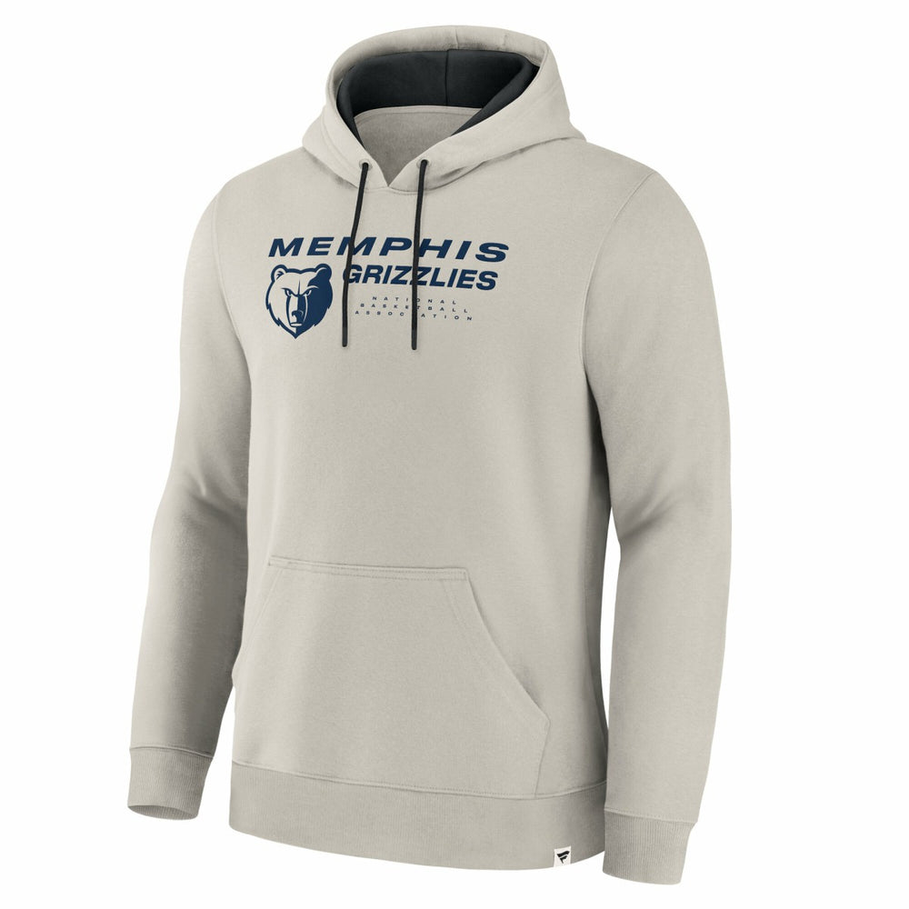 Off White Memphis Grizzlies Crossover Collection Blocked Shot Premium Pullover Hoodie | NBA
