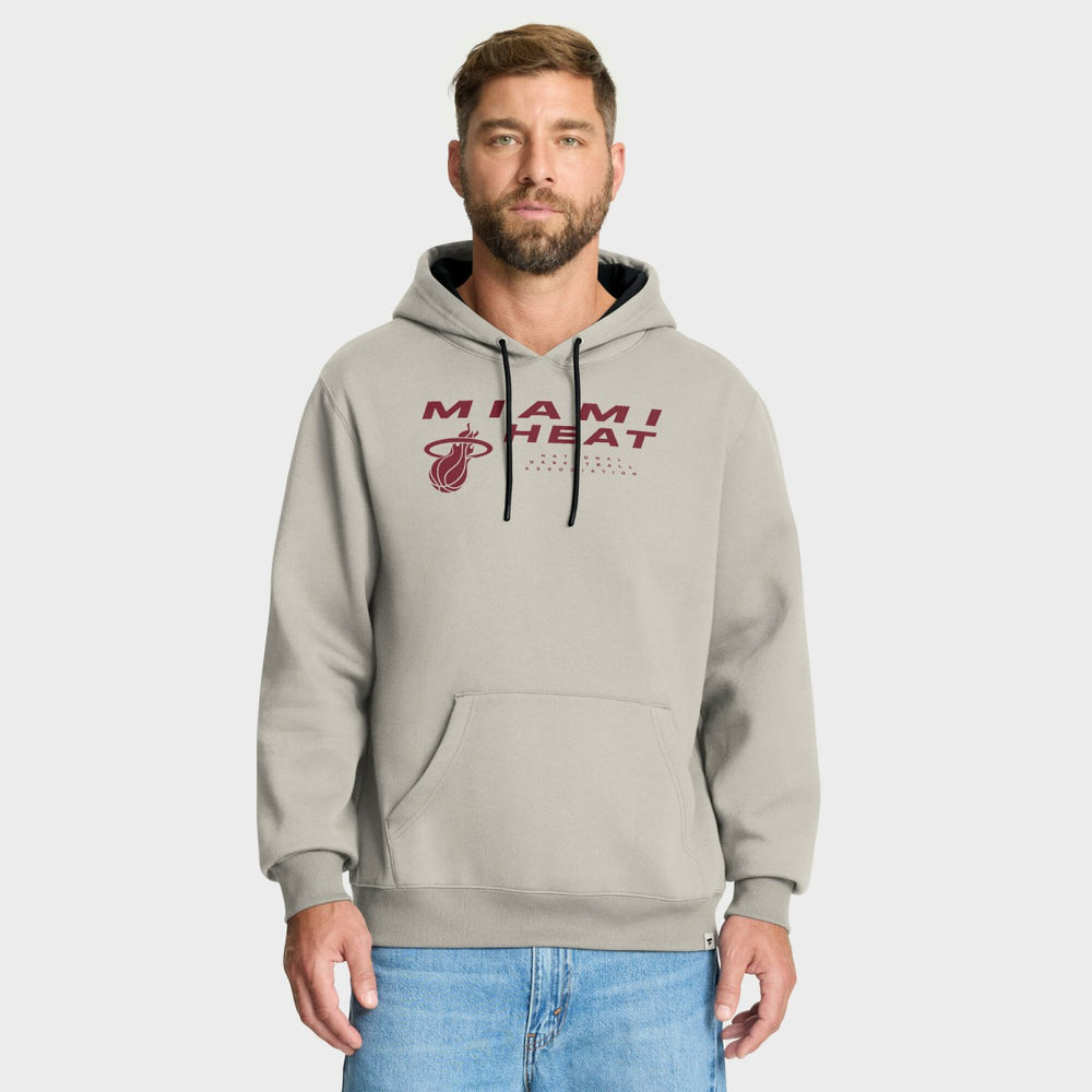 Off White Miami Heat Crossover Collection Blocked Shot Premium Pullover Hoodie | NBA