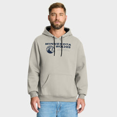 Off White Minnesota Timberwolves Crossover Collection Blocked Shot Premium Pullover Hoodie | NBA