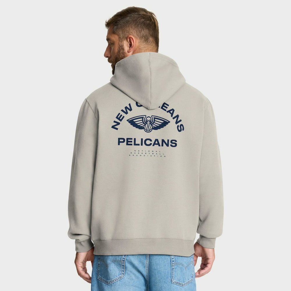 Off White New Orleans Pelicans Crossover Collection Blocked Shot Premium Pullover Hoodie | NBA