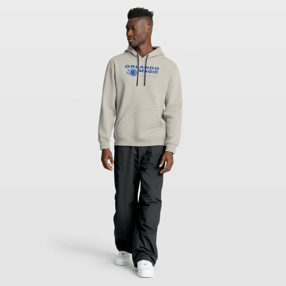 Off White Orlando Magic Crossover Collection Blocked Shot Premium Pullover Hoodie | NBA