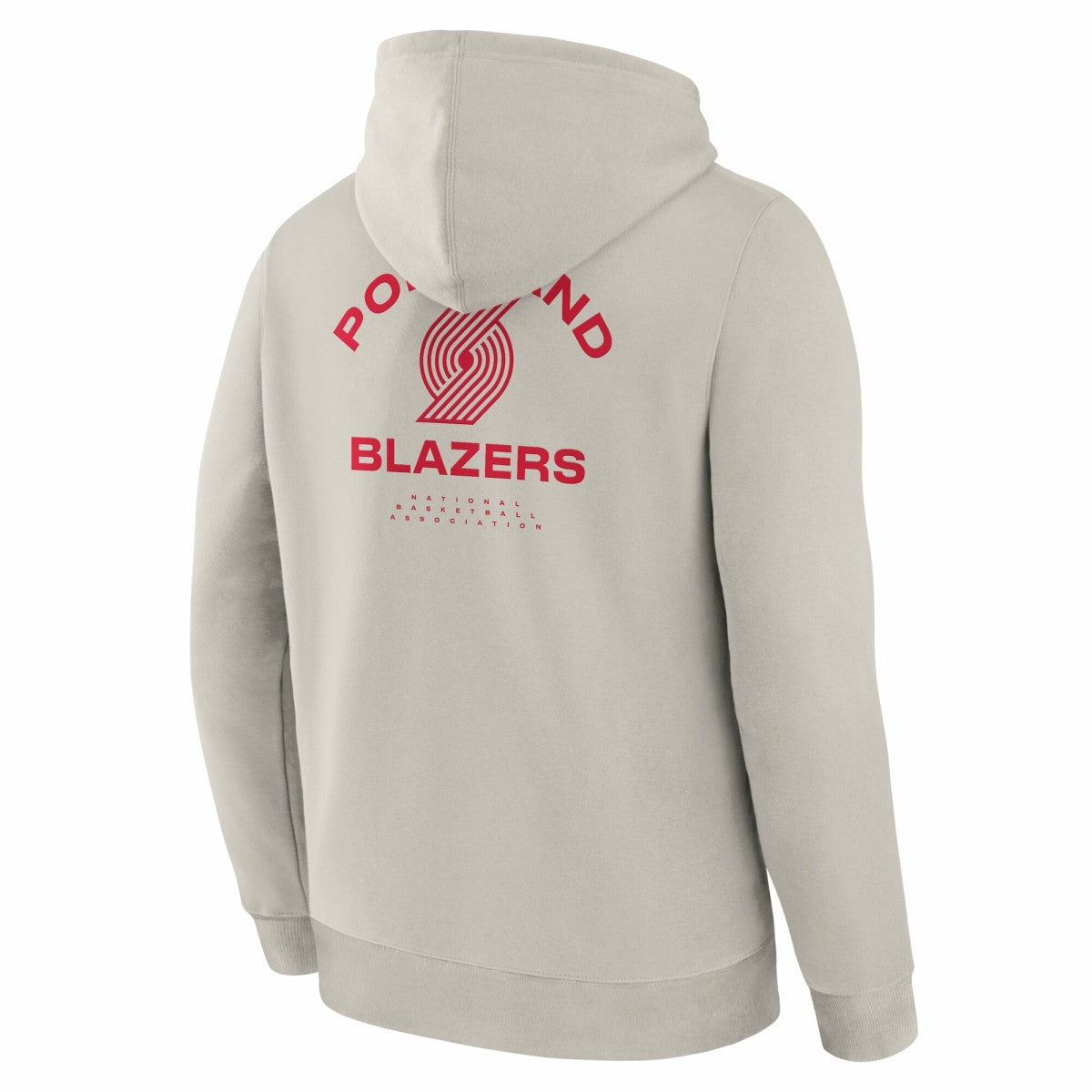 Off White Portland Trail Blazers Crossover Collection Blocked Shot Premium Pullover Hoodie | NBA
