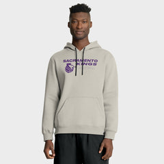 Off White Sacramento Kings Crossover Collection Blocked Shot Premium Pullover Hoodie | NBA