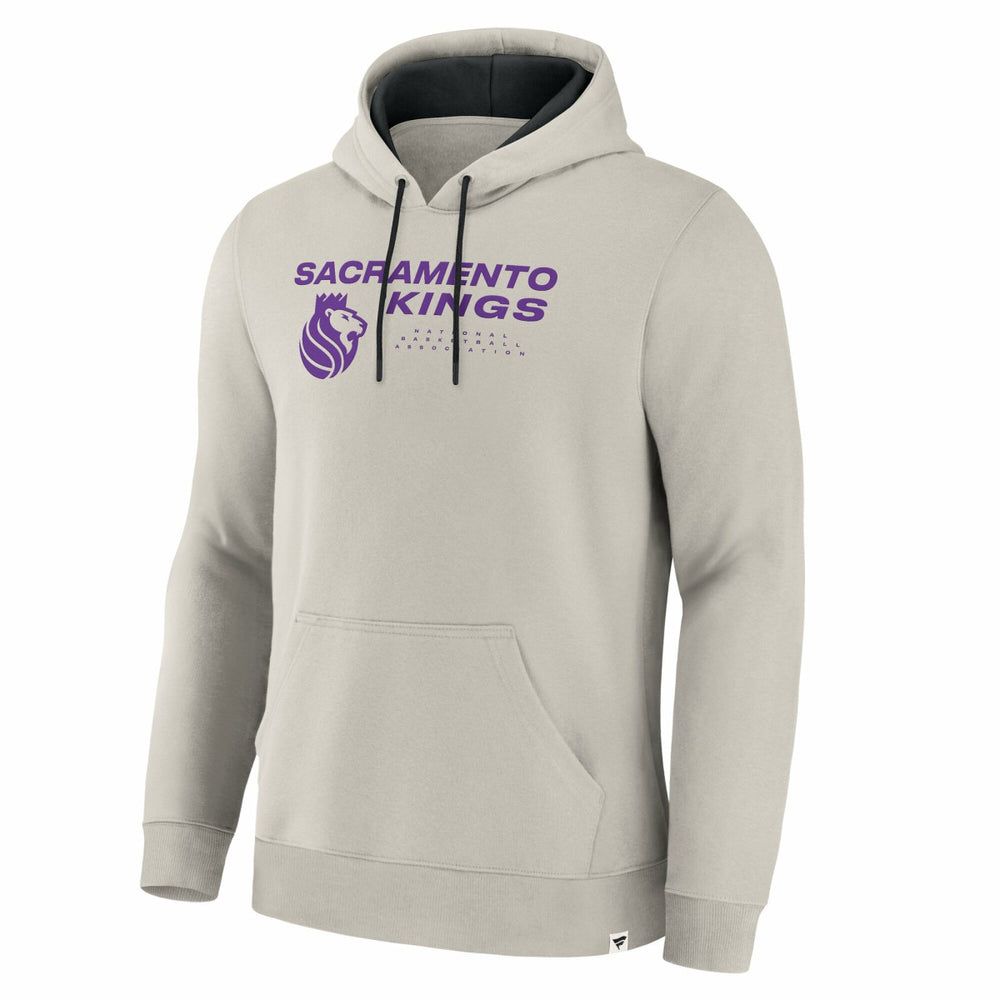 Off White Sacramento Kings Crossover Collection Blocked Shot Premium Pullover Hoodie | NBA