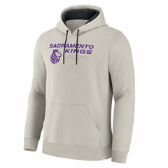 Off White Sacramento Kings Crossover Collection Blocked Shot Premium Pullover Hoodie | NBA