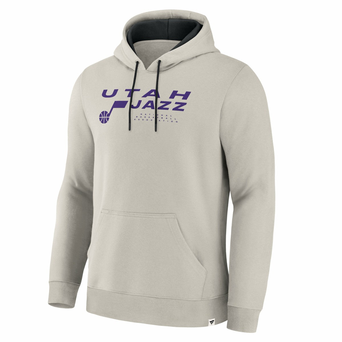 Off White Utah Jazz Crossover Collection Blocked Shot Premium Pullover Hoodie | NBA