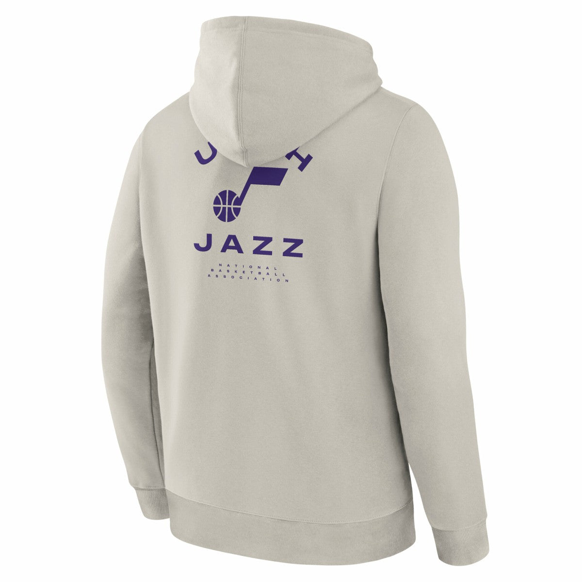 Off White Utah Jazz Crossover Collection Blocked Shot Premium Pullover Hoodie | NBA