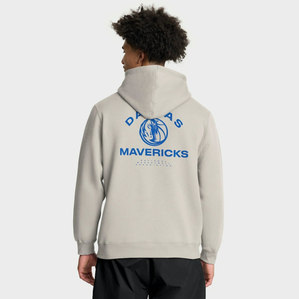Off White Dallas Mavericks Crossover Collection Blocked Shot Premium Pullover Hoodie sale | NBA