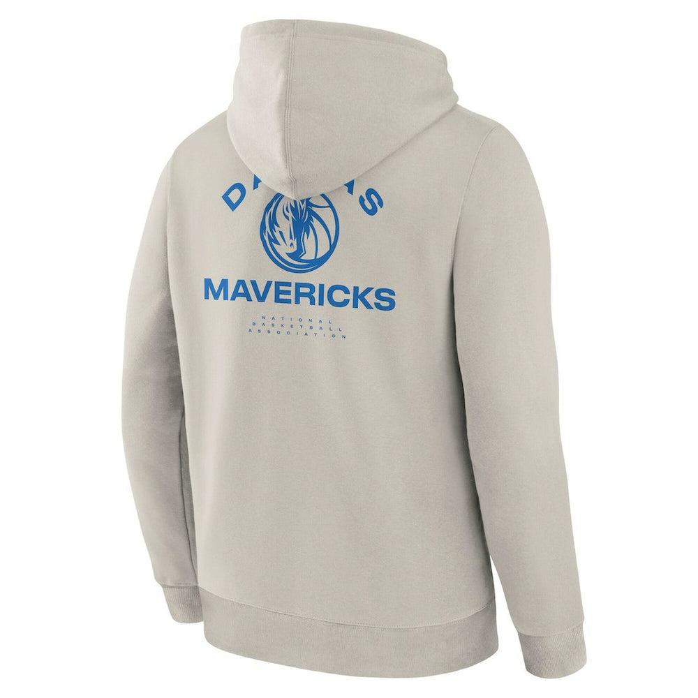 Off White Dallas Mavericks Crossover Collection Blocked Shot Premium Pullover Hoodie sale | NBA
