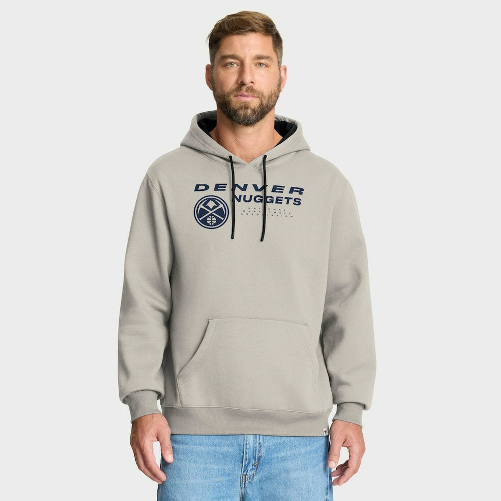 Off White Denver Nuggets Crossover Collection Blocked Shot Premium Pullover Hoodie sale | NBA